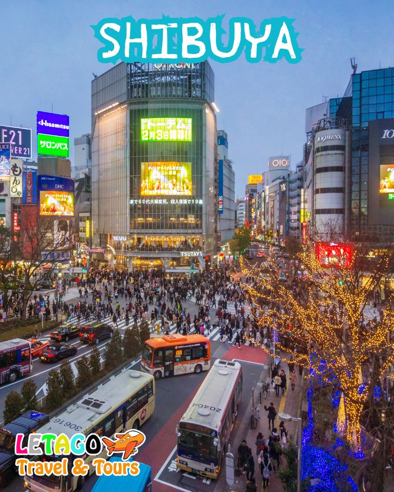 ชิบุยะ – หัวใจแห่งความทันสมัยของโตเกียว